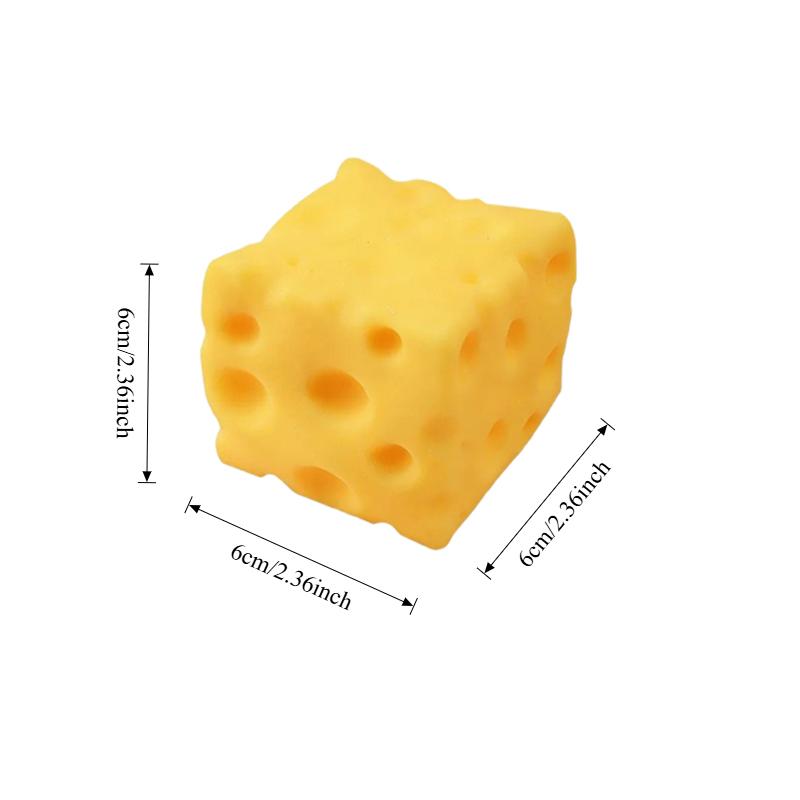 New Giant Cheese Squeeze Toy Extra Large Size Cheese Squishy Fidget Toys Slow Rebound Shapeable Venting Ball Toys Gifts