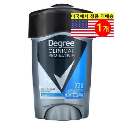 Degree Meeste Deodorant Antiperspirant Pehme Tahke Puhta Lõhnaga, 1 x 48g