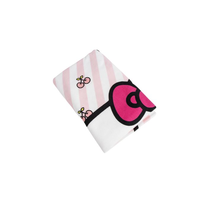 Serviette - Hello Kitty - Polyester - Rose - Enfant - Lavable