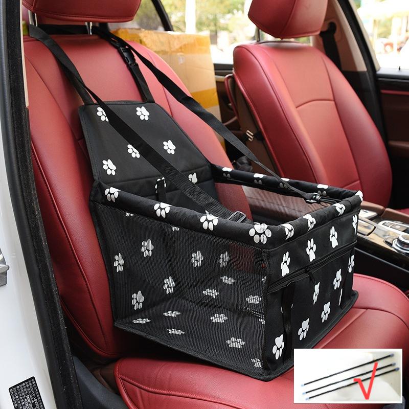 Pet Dog Car Carrier Seat Bag Waterdichte mand Opvouwbare hangmat Pet Carriers Tas voor kleine katten Honden Veiligheid Reizen Mesh tas