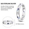Size 6 -9 Inch Authentic 925 Silver Women Stackable Ring Girl 'S Luxury Wedding Finger Rings