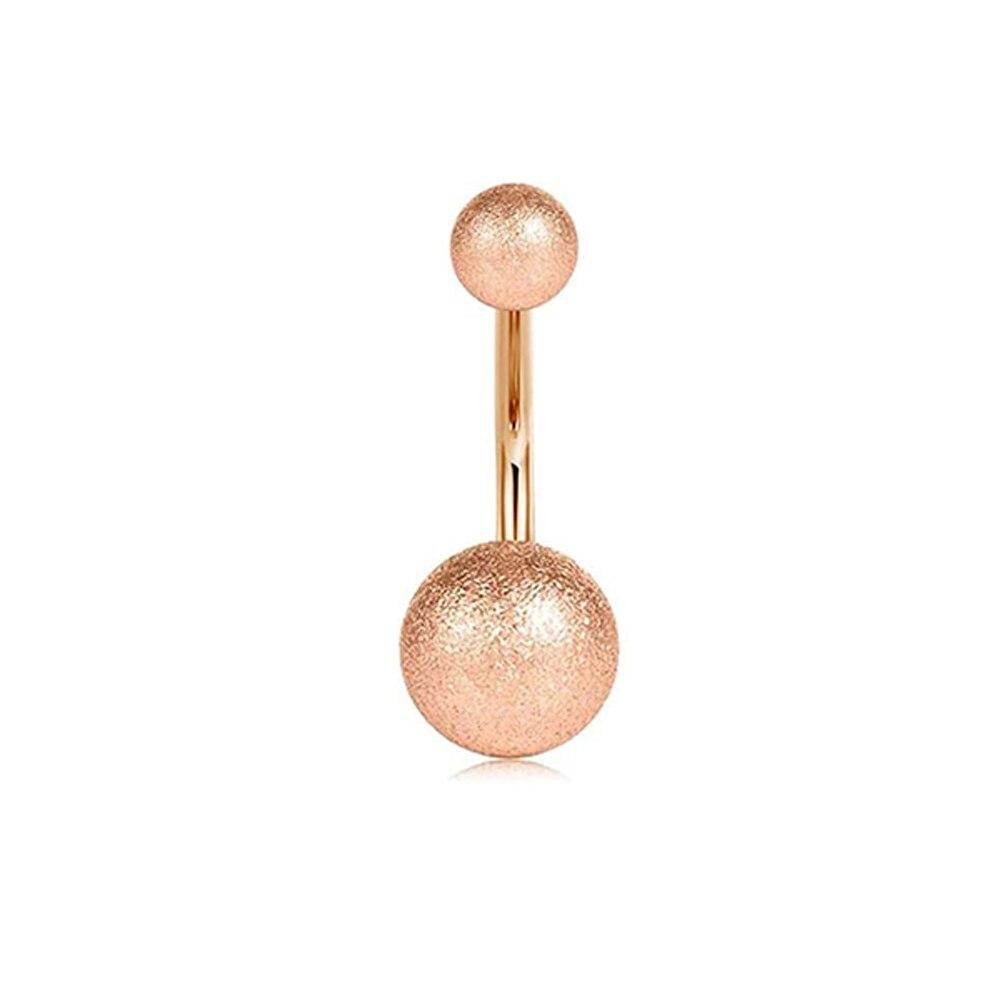 

1 шт., 14 г, стальной пирсинг Ombligo Nombril, чистый цвет, пирсинг пупка, два шарика, фиксатор пупка, сексуальные женские ювелирные изделия для пирсинга