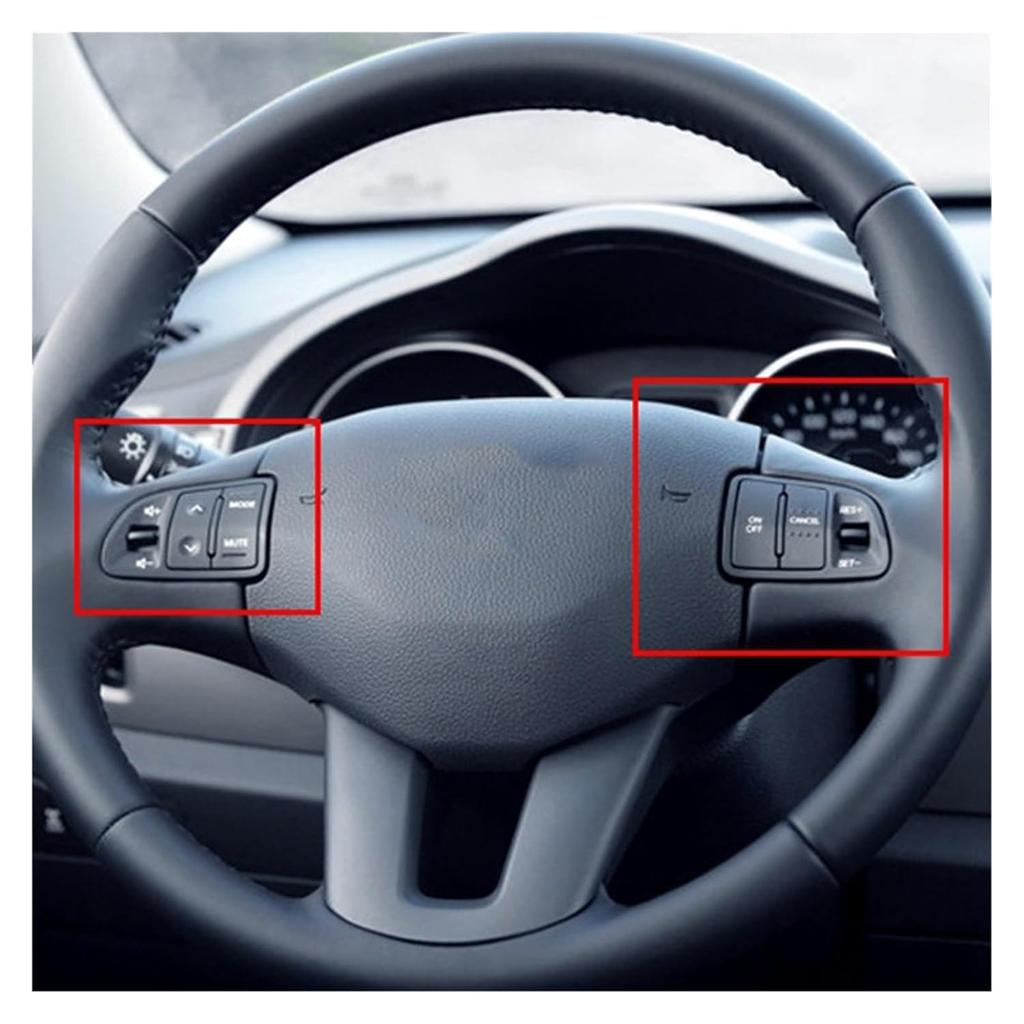 Car Steering Wheel Button with Heating Harness 96700-3W502 Fit for Kia Fit for Sportage 2011-2016 Cruise Volume Control Switch