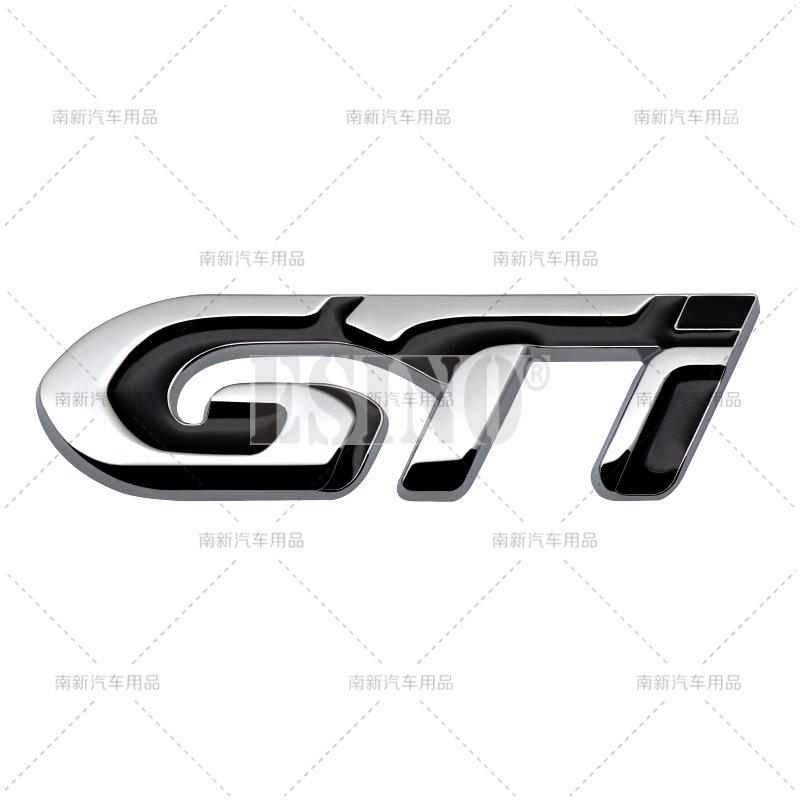Auto Styling GT 3D Aufkleber Metall Chrom Zinklegierung Emblem BXGSD3 Auto Karosserie Kotflügel Abzeichen für Peugeot GT RCZ 308 508 3008 5008