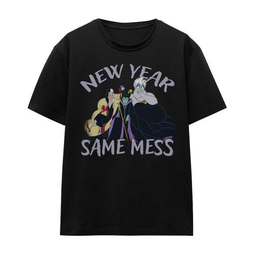 Disney Villains Unisex Adult New Year, Same Mess T-Shirt
