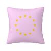 EU Europe European Union European Flag EU Stars Square Pillowcase Cushion Cover Pillow Case Throw Pillow Cover for Home Bedroom