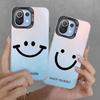Smiling Face Case For Xiaomi Mi 11 Lite 5G NE 13T PRO 14T Redmi A5 A1 A2 9A Poco C71 Shockproof Hard Back Cover Line Art Sketch