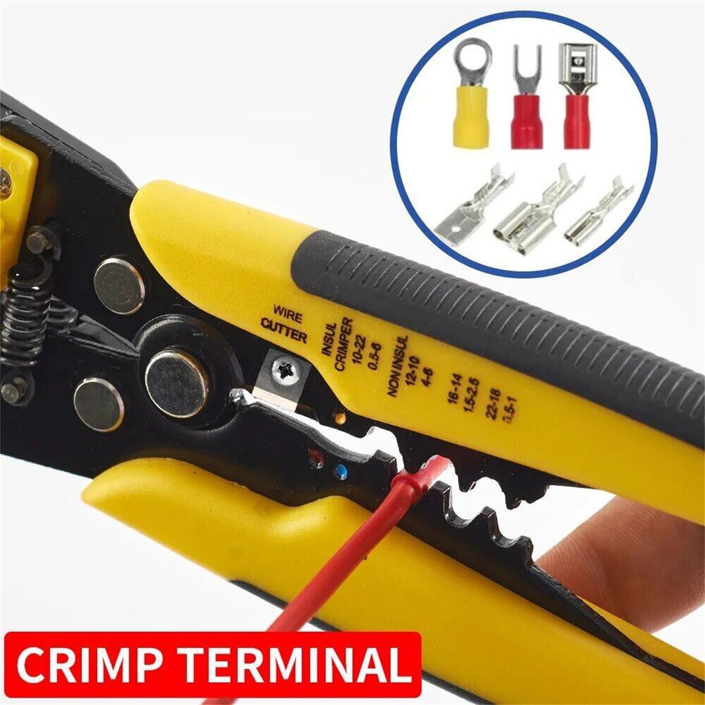 Multifunctional Wire Stripping Pliers 5-in-1 Adjustable Wire Stripper Tool With Cutting Crimping For Efficient Electrical Work