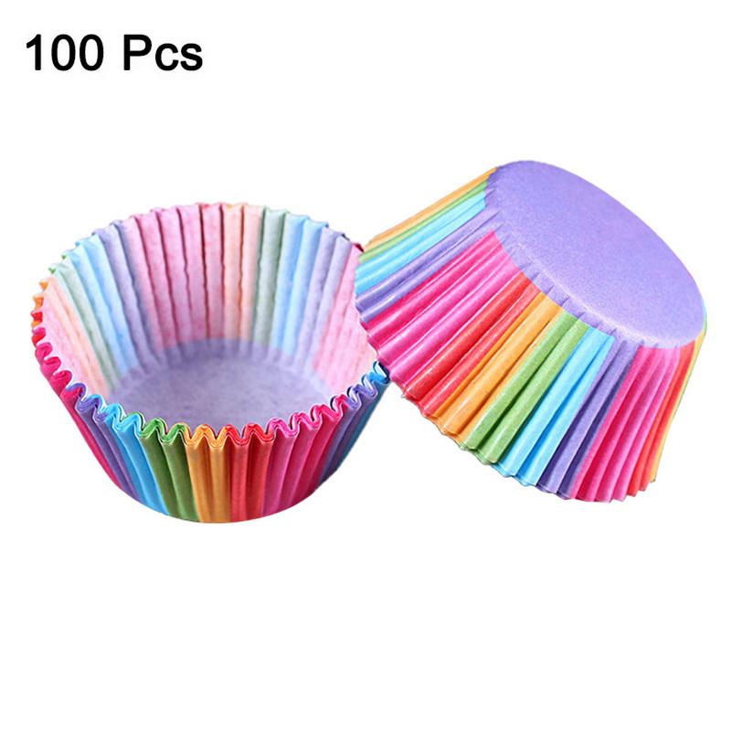 50/100pcs Multi-style Cupcake Liner Baking Cup For Wedding Party Caissettes Tulip Muffin Cupcake Paper Cup Oilproof Cake Wrapper