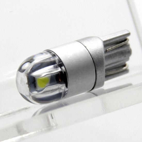 6Pcs Super Bright LED Light Bulb 6000k White Long Range High Focus Lens Car Interior License Plate Dome Map Courtesy Lights Small Size Low Heat