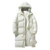 Candy Kiosk Down Padded Jacket with Cold Casual Outerwear for and Men's Coat, Long, Hood, Windproof, Weather, Lightweight, Commuting, School, Size XL