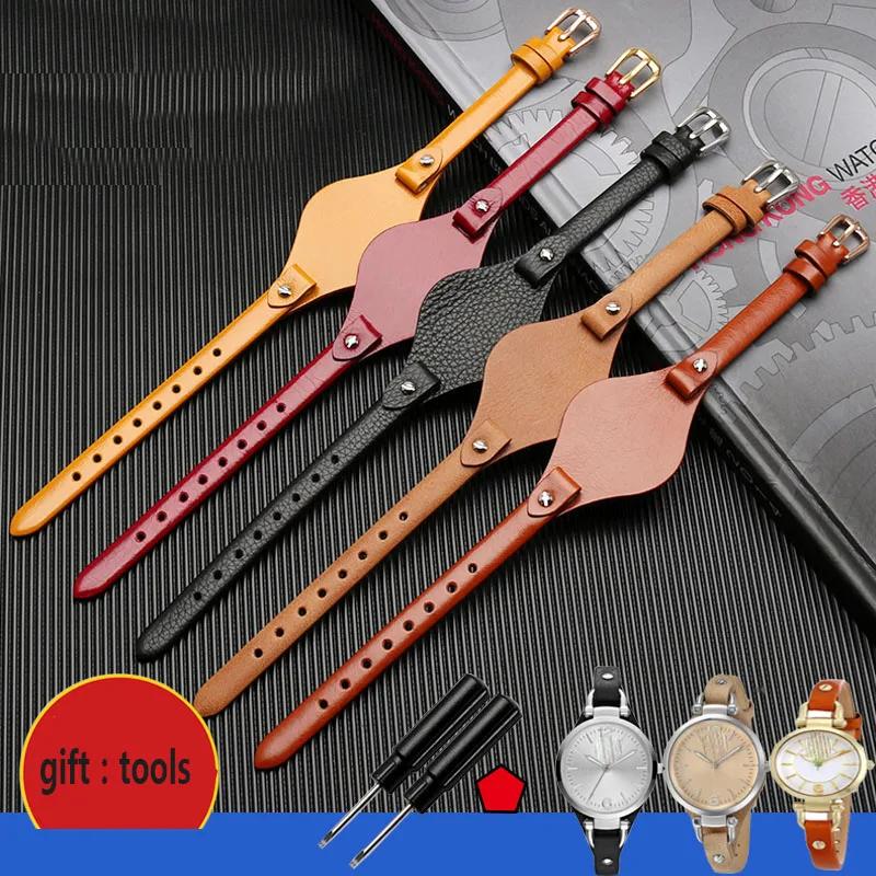 Классические ремешки для часов из натуральной кожи для Fossil ES3077 ES2830 ES3262 ES3060 — фото 7