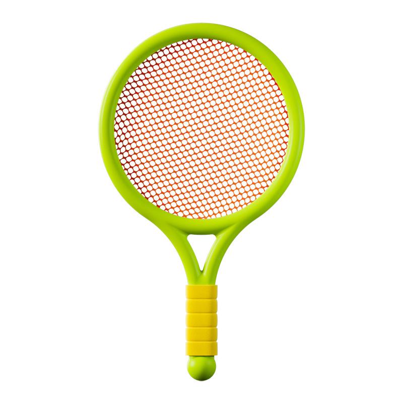 1 Setlightweight Children Tennis Badminton Tennis Racquets Kids Badminton Rackets Kit Parent Child Interactive Toys For Children