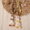Handmade Cute Cartoon Goose Pendant Keychain Charm