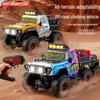 Six-Wheel Remote-Control High-Speed Off-Road Climbing Car with Lights & Music - Large Toy for Kids/Boys