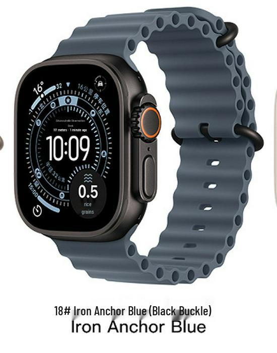 Apple Watch Okyanus Silikon Spor Kordon S9/S10/Ultra