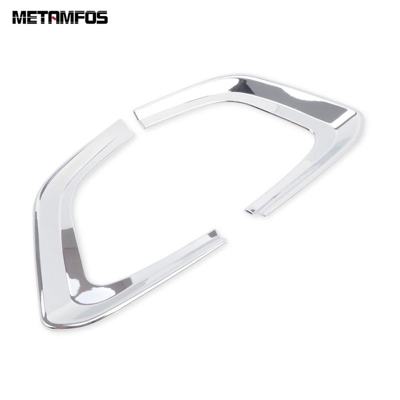 Front Fog Light Lamp Cover Trim For Hyundai Cantus Creta ix25 2018  Chrome Foglight Protector Bezel Accessories Car Styling