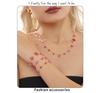 Bohemian Pink Stone Luxury Choker & Bracelet Set for Women