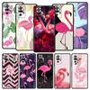 Lovely Pink Flamingos Leaf Phone Case For Xiaomi Redmi Note 13 12 5G 11 10 Pro Plus 4G 9S 9 8 7 9T 13C 12C 10C 9C 9A Soft Cover