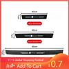 New New Luminous Car Door Sill Trim Stickers Protective Strip Film Decal for Volkswagen Polo Golf Touran Beetle Jetta Tiguan