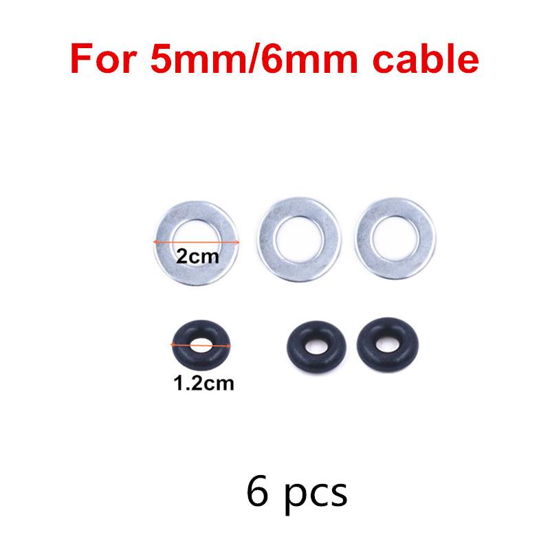 Gym Cable Steel Wire Rope Accessories Cable Machine Fitness Equipment Exercise Metal Limit Ball Terminals Gasket
