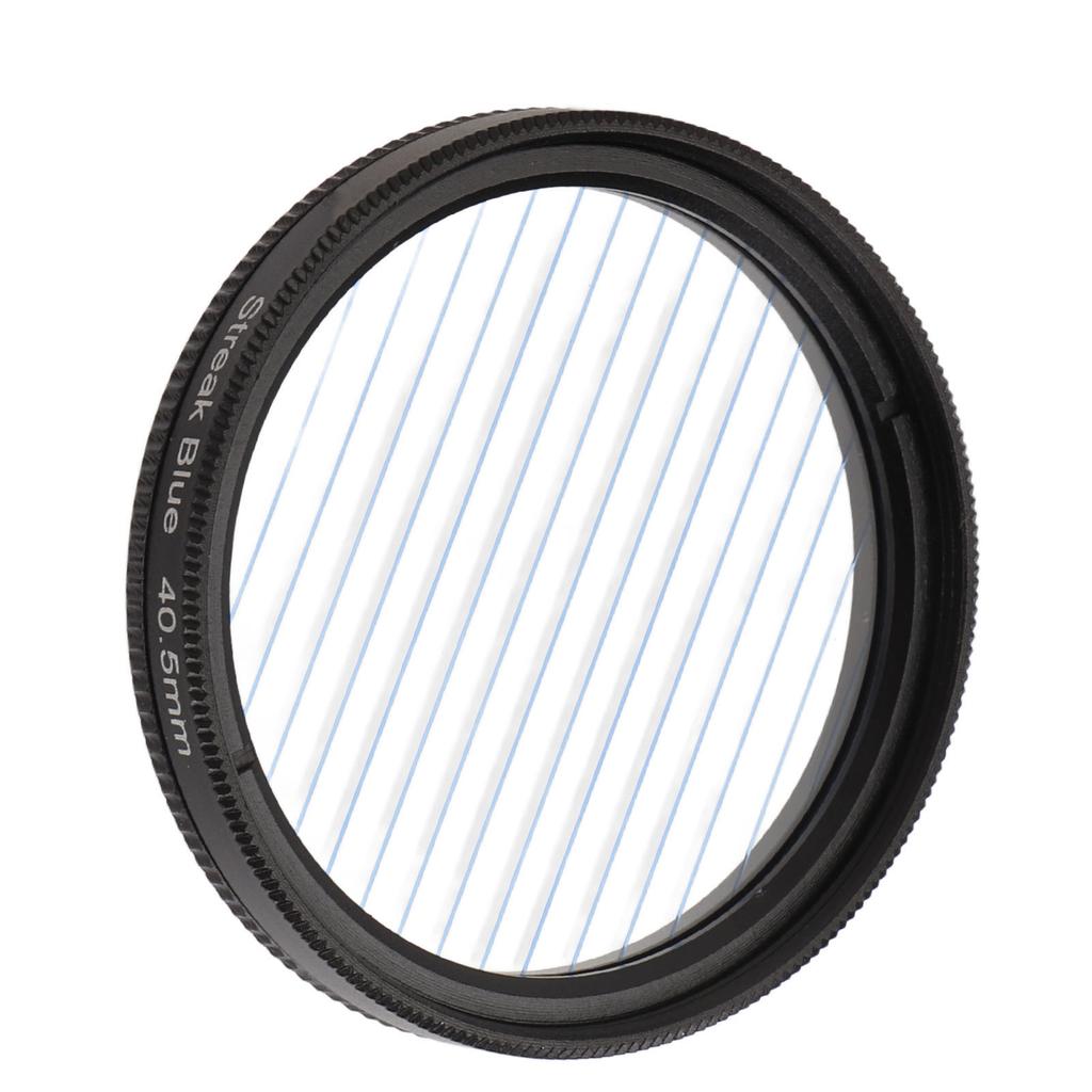 Junestar Blue Streak Special Effects Filter Dot To Line Filter Waterproof Camera Accessories 40.5mm