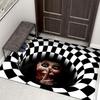 3D Optical Illusion Vortex Carpet - Bedroom & Living Room Floor Mat