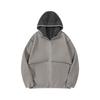 Men's Double-Sided Fleece Hoodie Autumn and Winter Warm Windbreaks Zipper Jackets for Men