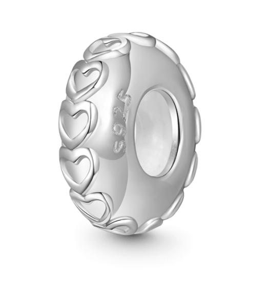 New copper Charm Compatible With Authentic Bracelets Accessories Women Jewellery Colored Glass Bead Charms Collection