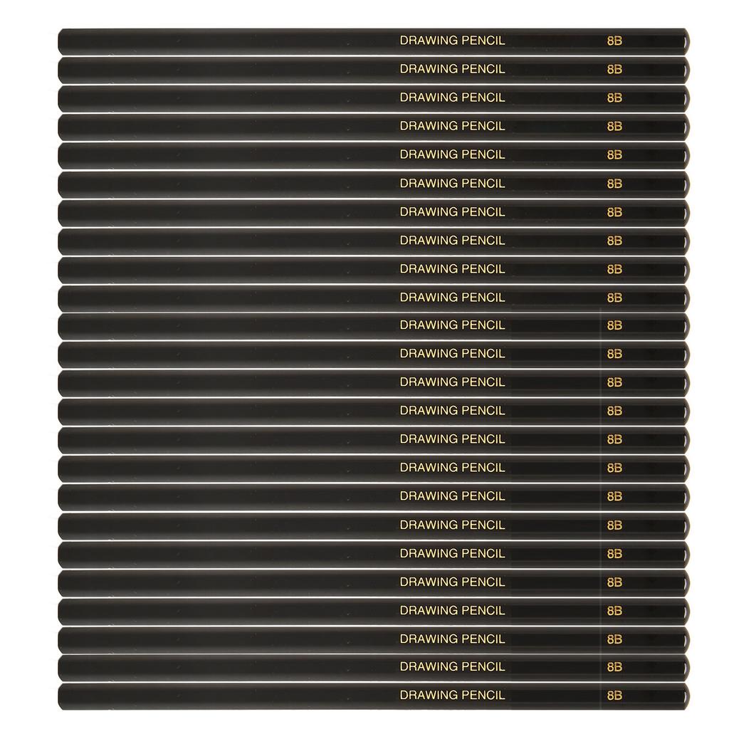 24Pcs Sketch Pencils Graphite Hexagonal Barrel Break Resistant Multi Purpose Drawing Pencils for Student Beginner Artist