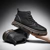 New Fashion Autumn And Winter Men's High Top Martin Boots Students Male Boys Trending Soft Sole Work Shoes Labor Protection Martin Sneakers