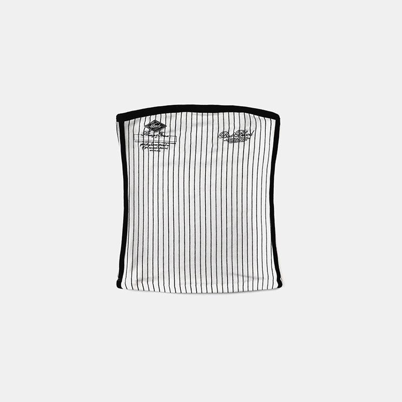 Korean Badblood BCAC Series: American Spicy Girl Striped Strapless Camisole - Women s Sexy Sports Tank Top Medium белый