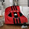 Alajuelense Logo Print Flannel Blanket High Quality Warm Comfortable Cover for All Seasons Perfect for Gifts Home Decor