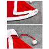 Moerstar Christmas Cape Cloak Santa Poncho Costume, Clear Stone Cosplay, Christmas Colorful Cape for Women, Red, Kids, Adults, Girls, Stylish,