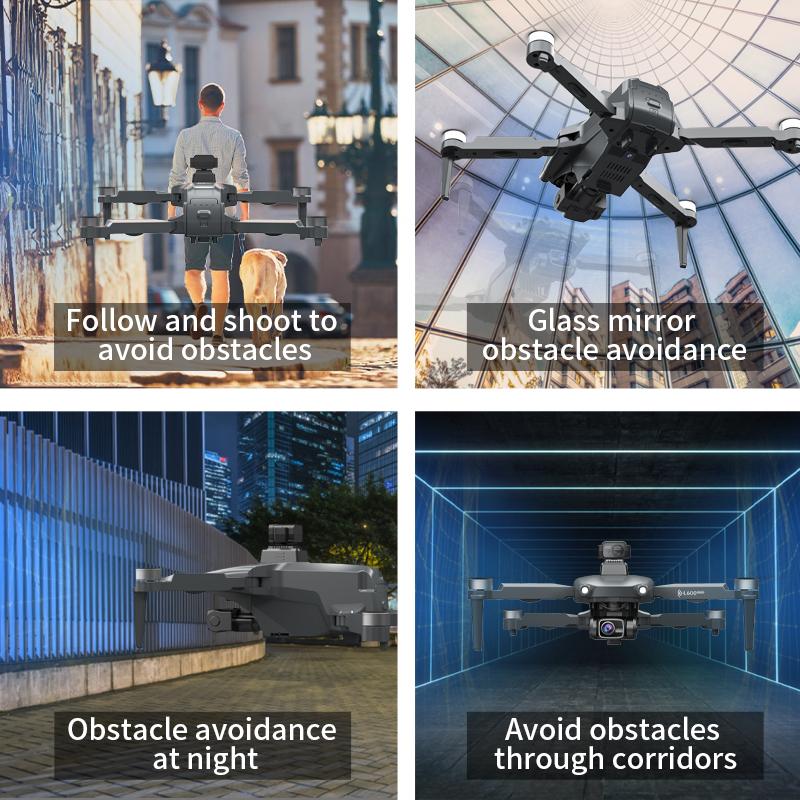 L600 PRO MAX GPS Drone Professional 4K HD ESC Camera 5G FPV WiFi With 3-Axis Gimbal Flight 25 Minutes Brushless RC Quadcopter