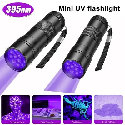 LED Portable UV Flashlight, Black Light,  Ultraviolet Torch, Black Light Detector for Dog Urine