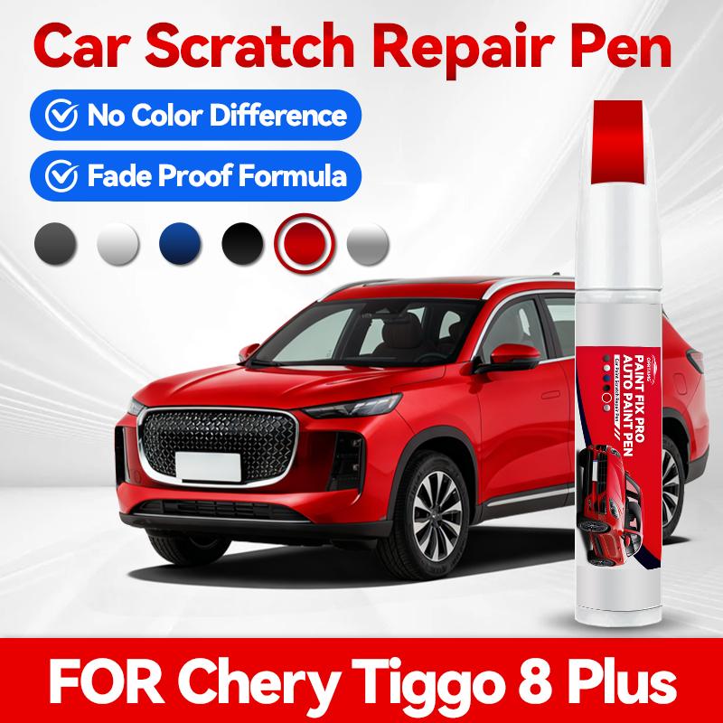 Für Chery Tiggo 8 Plus 1990-2026 Lackreparaturstift Ausbesserungsstift Kratzerentferner Autozubehör Schwarz Silber Grau Blau Rot