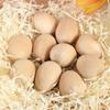 5/10Pcs Easter Wooden Eggs DIY Craft Ornaments 2026 Happy Easter Party Home Decoration Supplies Kids Handmade Gift Basket Filler