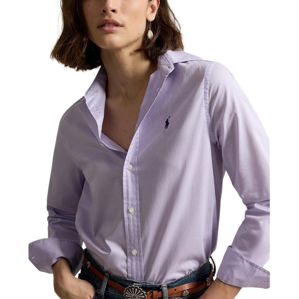 Polo Ralph Lauren Classic Twill Elegant Long Sleeve Casual Shirt Women Shirts WMPOSHTNDO21221-500