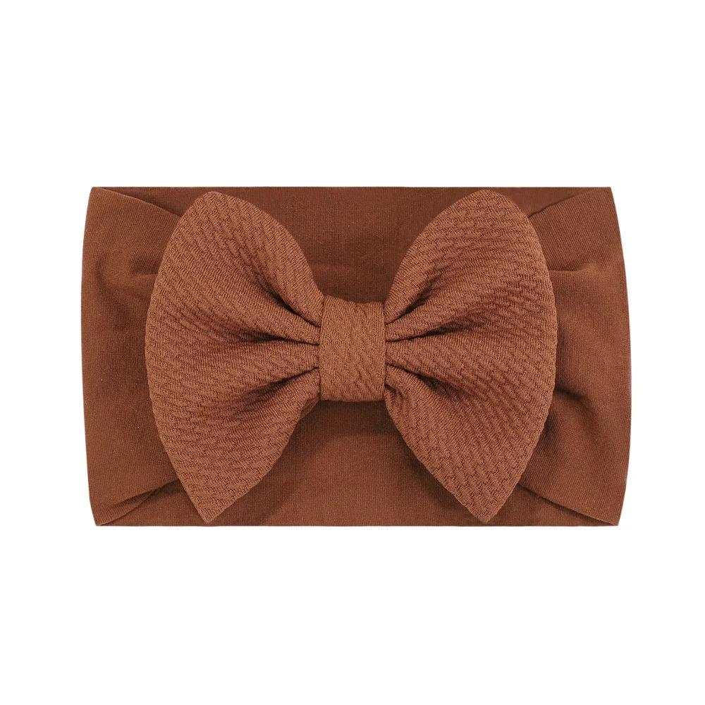 1Pc Headband Nylon Infants Toddlers Elastic Hair Band for Newborn Girl Princess Bowknot Cute Baby Hair Accessories