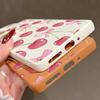 Crystal Cherry Fruits Bowknots Pattern Case For Xiaomi 14T 13T 11T Pro Funda Redmi Note 14 13 Pro 5G 12 11 Leather Texture Silicone Cover