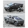 1/32 Tesla Cybertruck Pickup Alloy Diecast Model Car Sound & Light Hobbies Collection Display Decoration Children's Toy Ornaments Gift