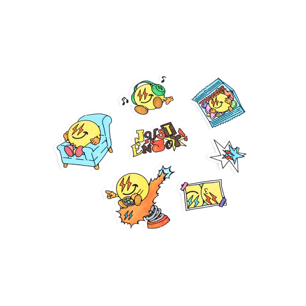 2024 ATEEZ THUNDER POP-UP Sticker-Set