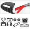  ABS Steering Wheel Gear Shift Panel Dashboard Decoration Central Control Stickers For Chevy Camaro 2012-2015 Interior Accessories