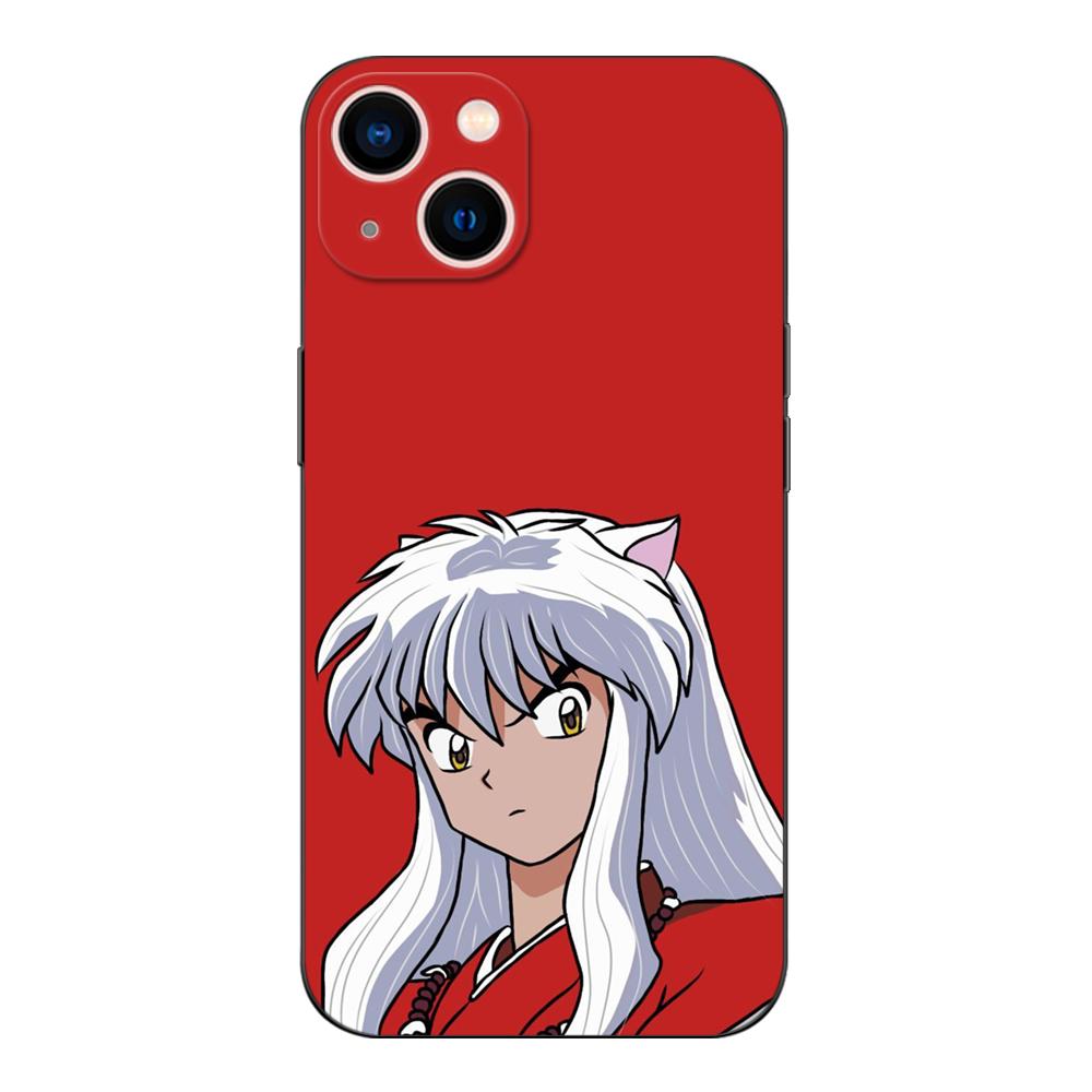 Schwarze TPU-Hülle für OPPO Reno 6 5 3 4 4Z 4F SE 5F 5Z PRO PLUS lite 6 6z 4G 5G yashahime Inuyasha