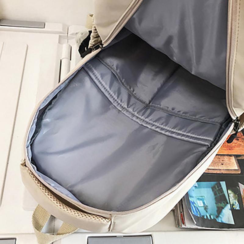 High Capacity Waterproof College Backpack Women Laptop School Bags Travel Book Bag