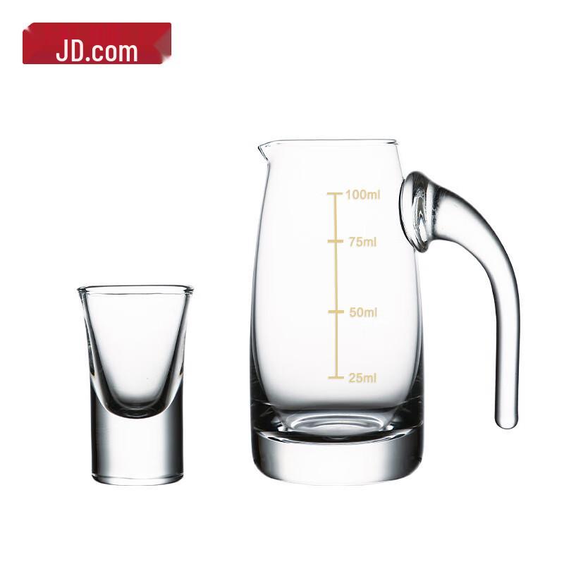 JD Zhizao Gold-Painted 14-Piece Baijiu Glassware Set