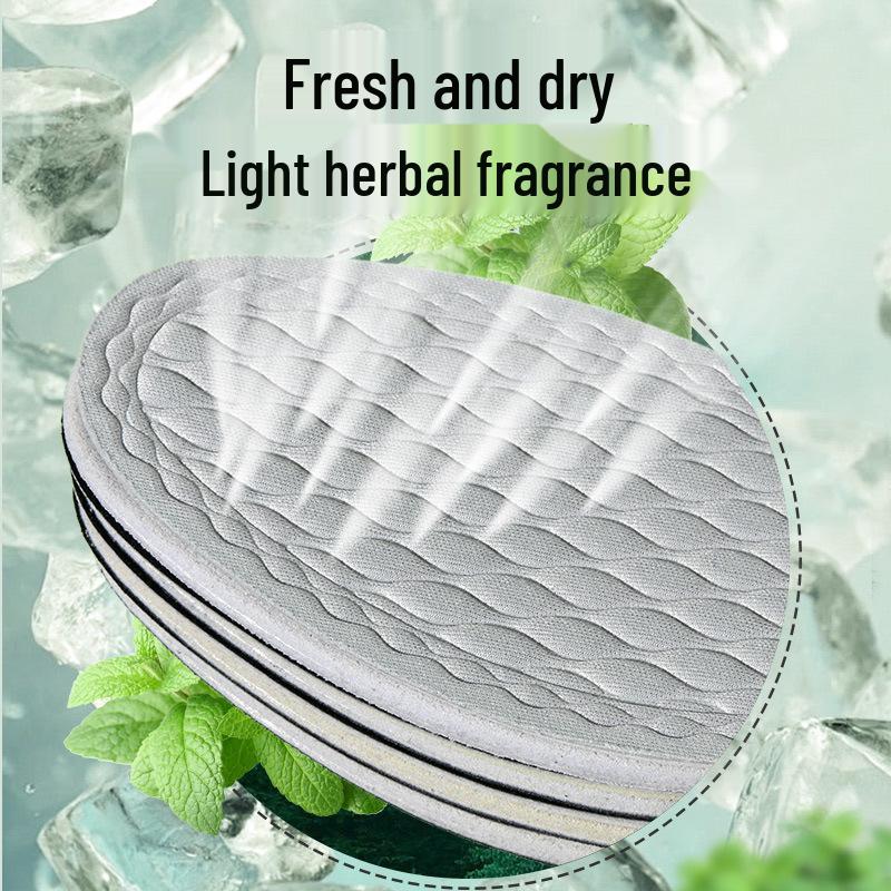 Comfort Breathable Thin Ultra-Soft Sports Insoles for Men & Women - Sweat-Proof Running Shoe Pads