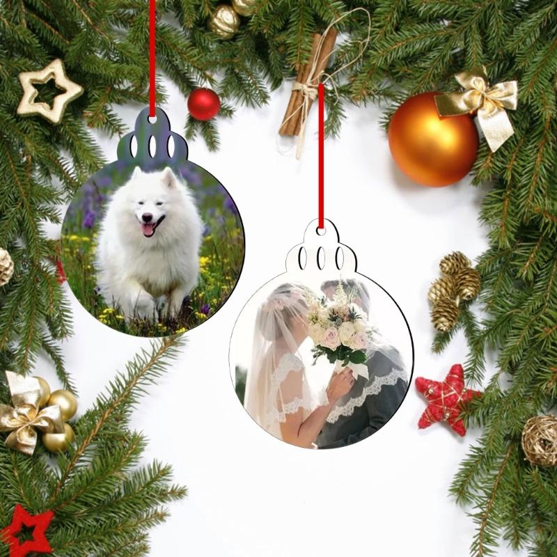 20pcs Portable Acrylic Christmas Decoration Practical Christmas Charm Acrylic Ornament for a Warm Festival Atmosphere