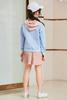 Long Sleeve Everyday Perfect Gift for Spring and Sizes and 140 G-UYO Girls' Dress, 100% Cotton, Striped, Casual, Wear, Cute, Popular, Splice, Autumn,